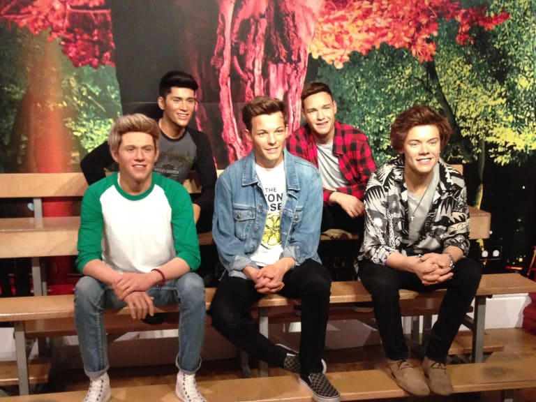 倫敦杜莎夫人蠟像館的 One Direction 公仔| ©Luke Rauscher