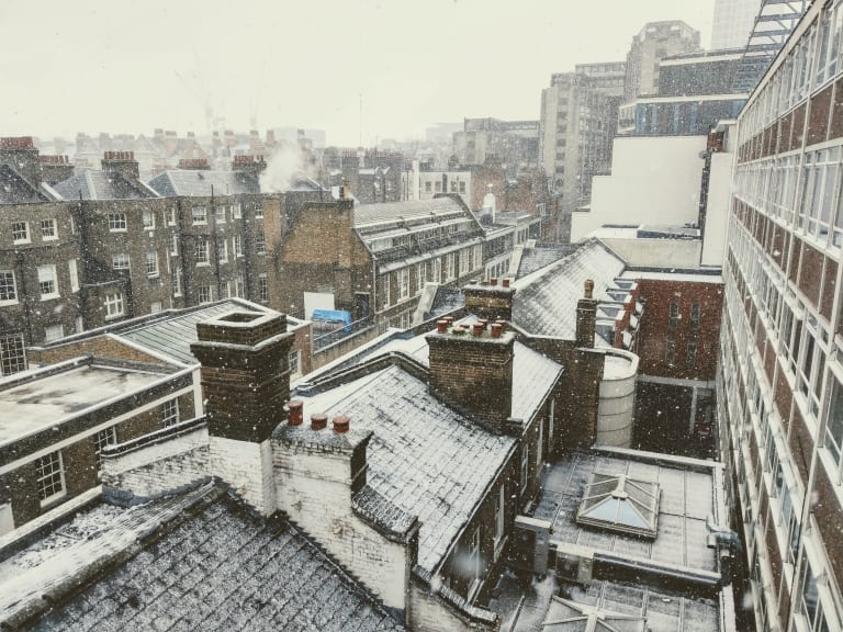 倫敦的降雪| ©Landsil