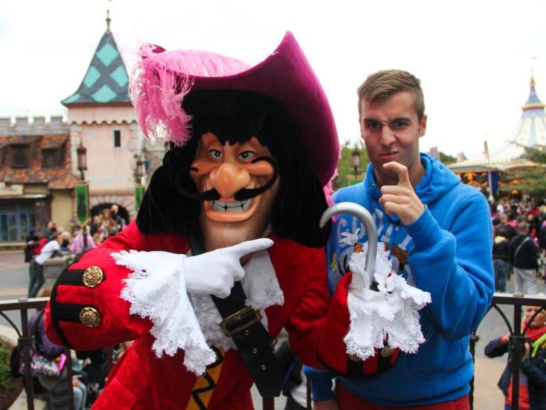 Z Hakiem w Disneylandzie| ©Bert Snyers