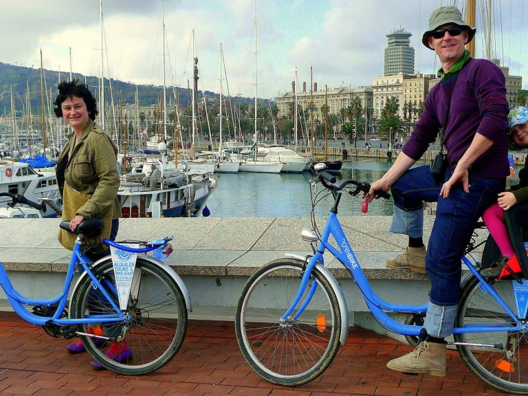在巴塞隆納騎單車| ©Oh-Barcelona.com