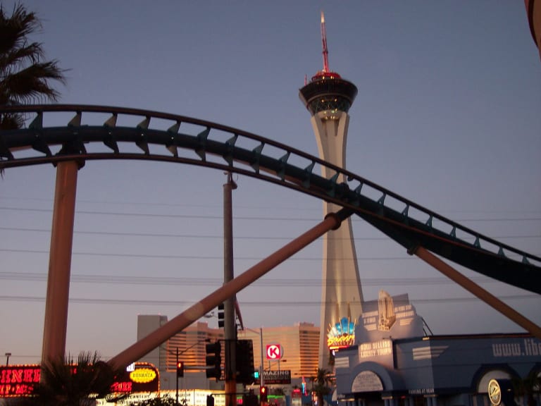 Stratosphere.拉斯維加斯，內華達州。| ©DL Wise Photography