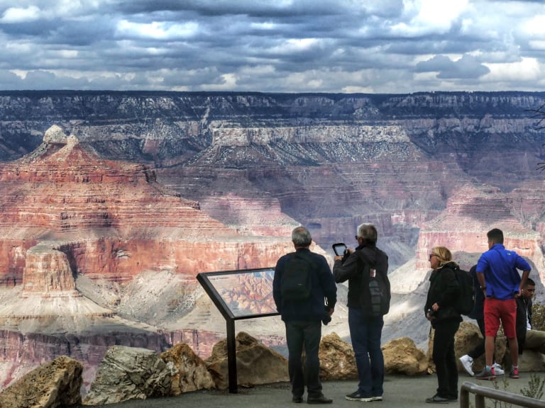 Grand Canyon Overlook| ©Bernard Spragg. NZ