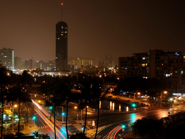 檀香山夜景| ©Daniel Ramirez