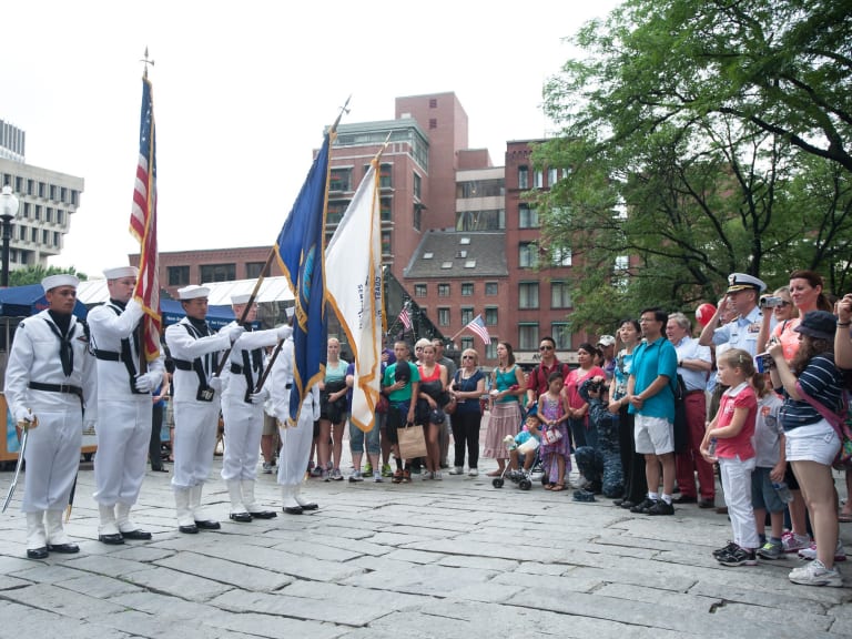 At Boston Harbourfest.| ©Jeremiah Robinson