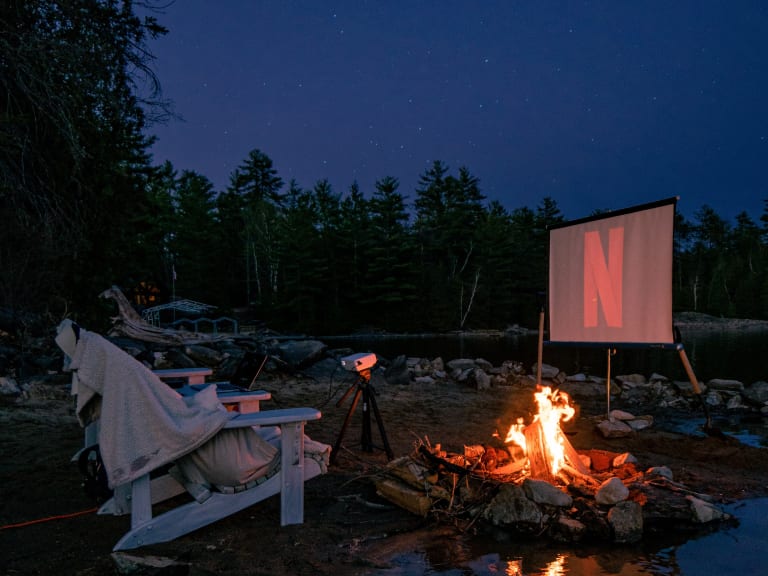 Outdoor movie| ©Derek Sutton