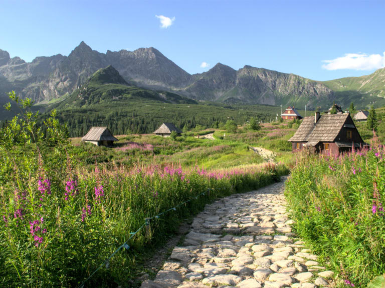 Hala Gąsienicowa, Szlak pieszy niebieski, Zakopane, Polska| ©Mateusz Bajdak