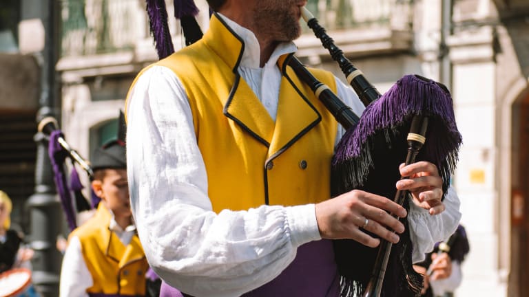 Asturyjskie dudy| ©Lucía Garó 