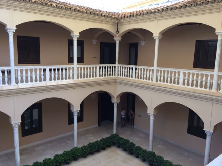 Courtyard of the Picasso Museum in Malaga| ©Dr Bob Hall