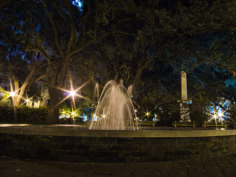 Johnson Square in Savannah|©curtgrier