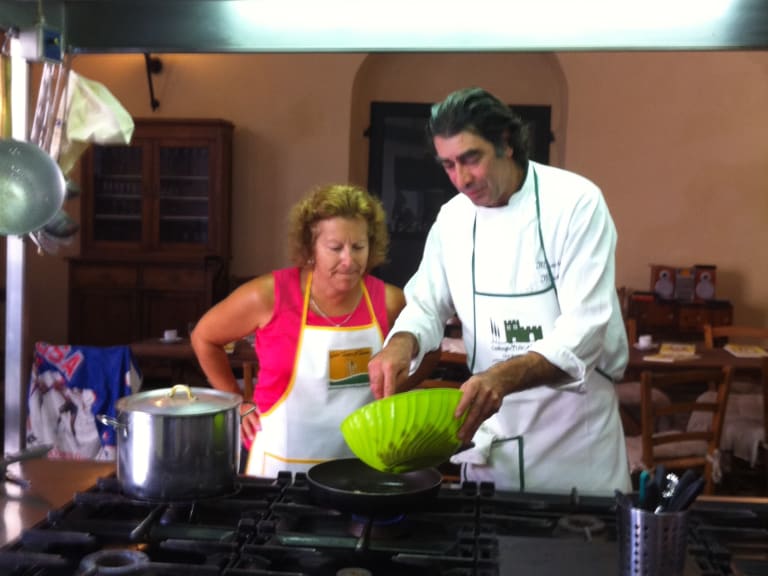 I en matlagningskurs| ©Tuscany Cooking Class