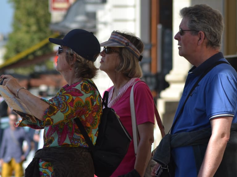 Turistas en la calle|©Laure pictures this