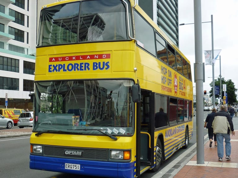 Autobus giallo di Auckland|©Hobgoblin737
