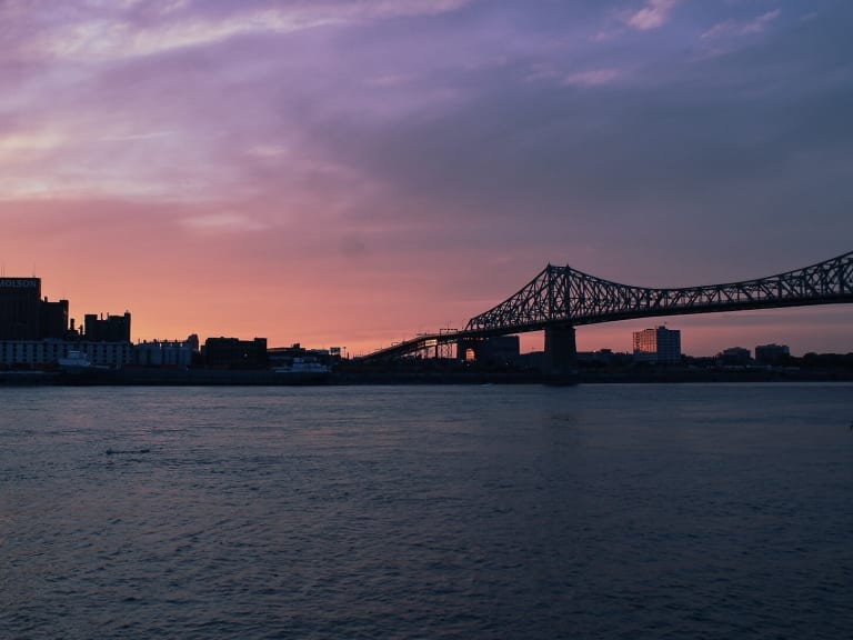 Jacques Cartier 大橋上的日落|©Quentin Lequenne