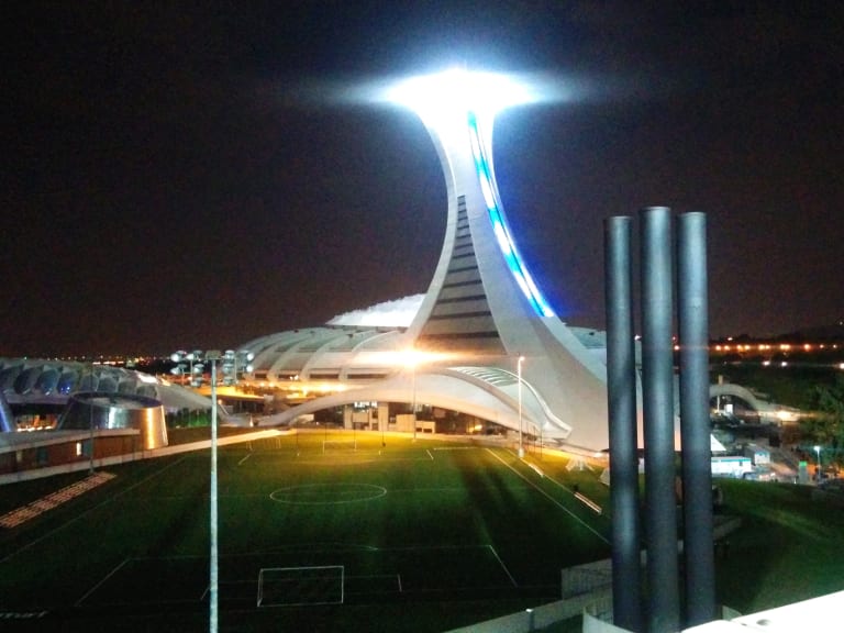 Visiting the Olympic Stadium on the Night in White| ©A Disappearing Act