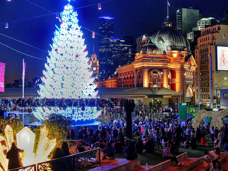 Choinka na Federation Square|©David