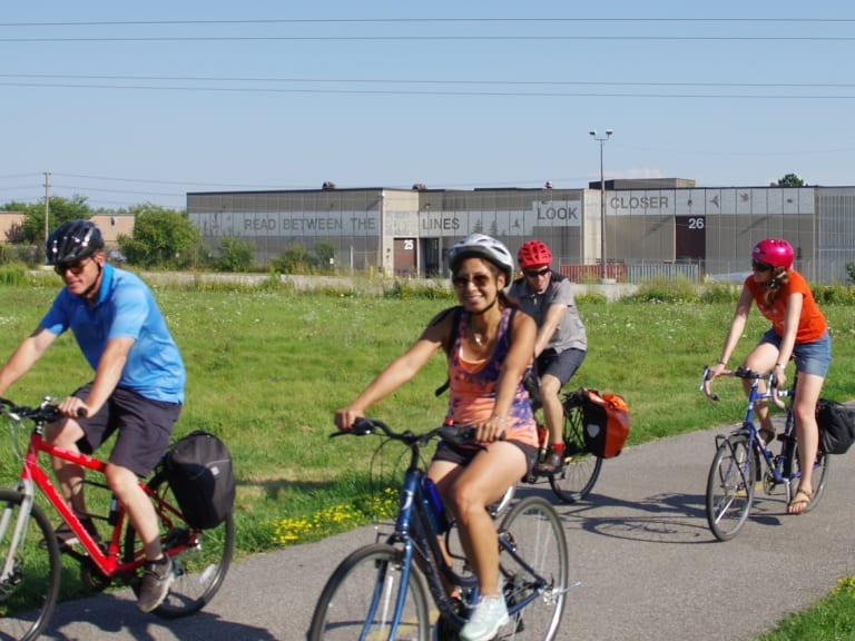 Tanya Tagag，多倫多單車之旅|©Friends of the Pan Am Path