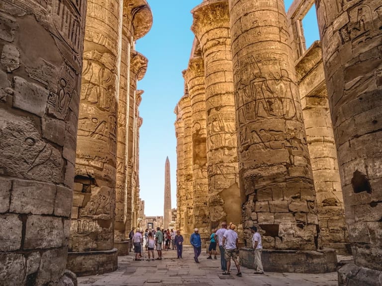Tapınak turunun tadını çıkarırken| ©Cairo Day Tours