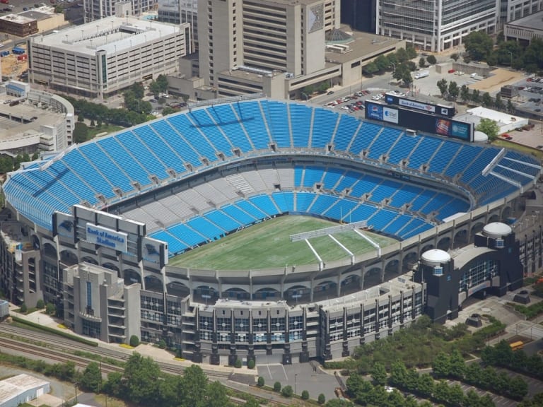 Aerial image of the stadium| ©James Willamor