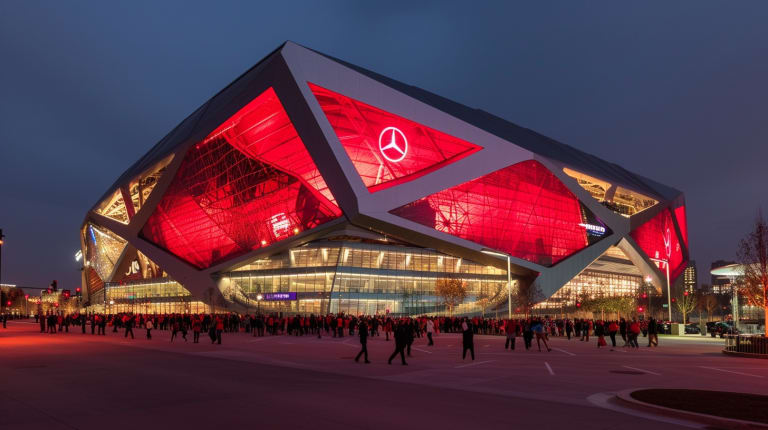 Mercedes Benz Stadium| ©Joaquín Montaño – Midjourney