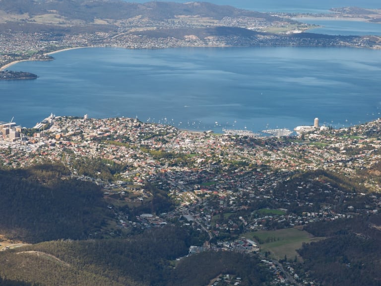 Hobart from above|©Richard Kirk