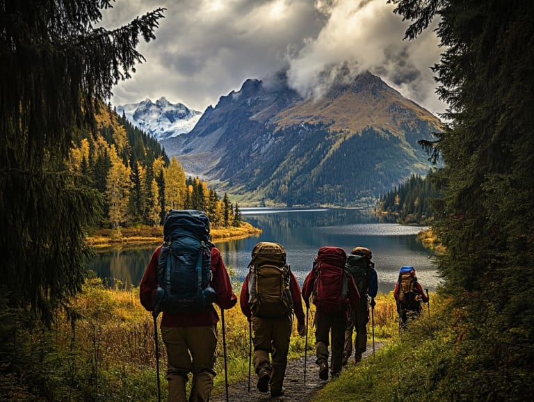 徒步登山| © Midjourney - Joaquín Montaño