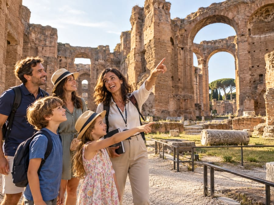 Rom Caracalla-Thermen und der Zirkus Maximus Kinderfreundliche Private Tour