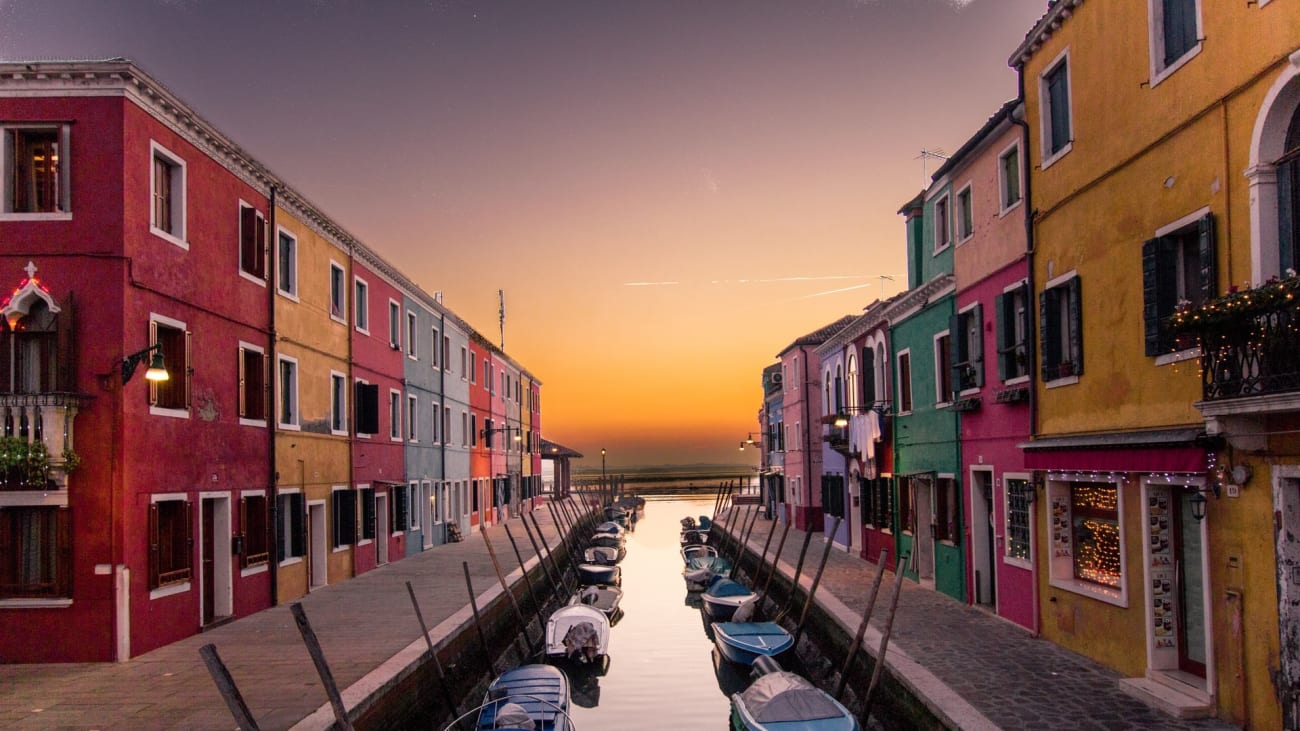 Murano och Burano - Dagsresor från Venedig