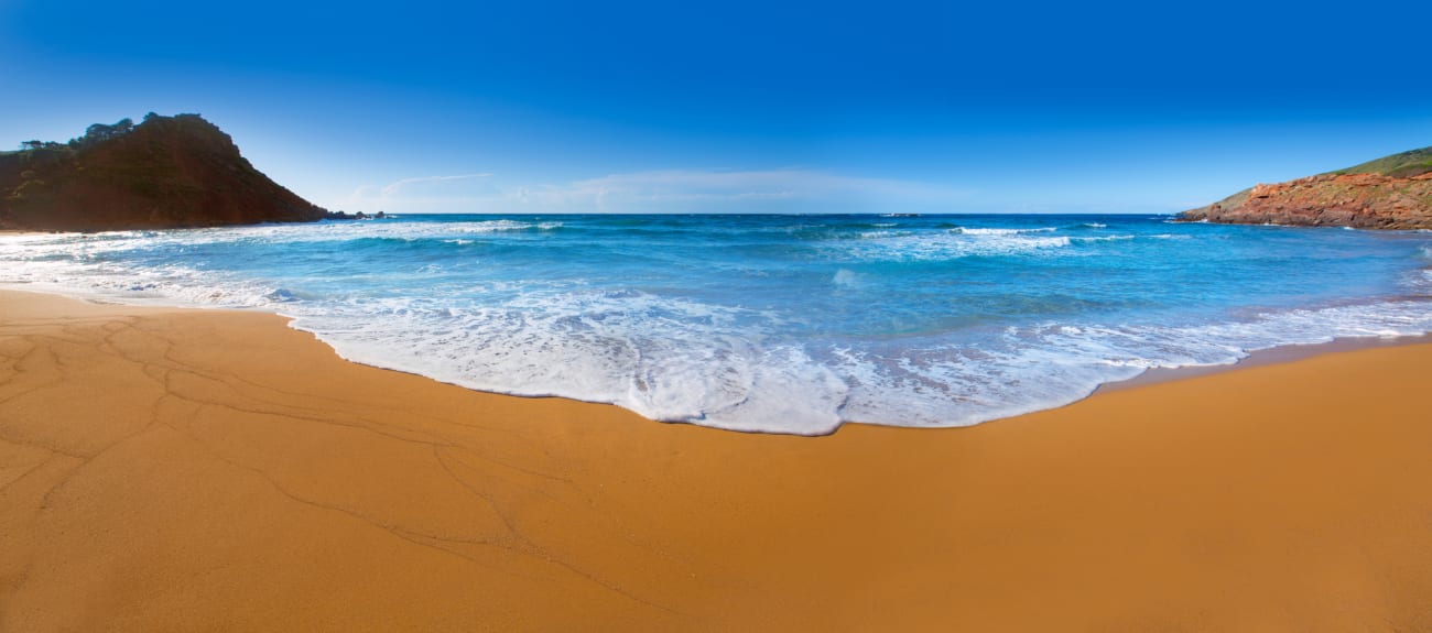 Praia de Cala Pilar em Menorca