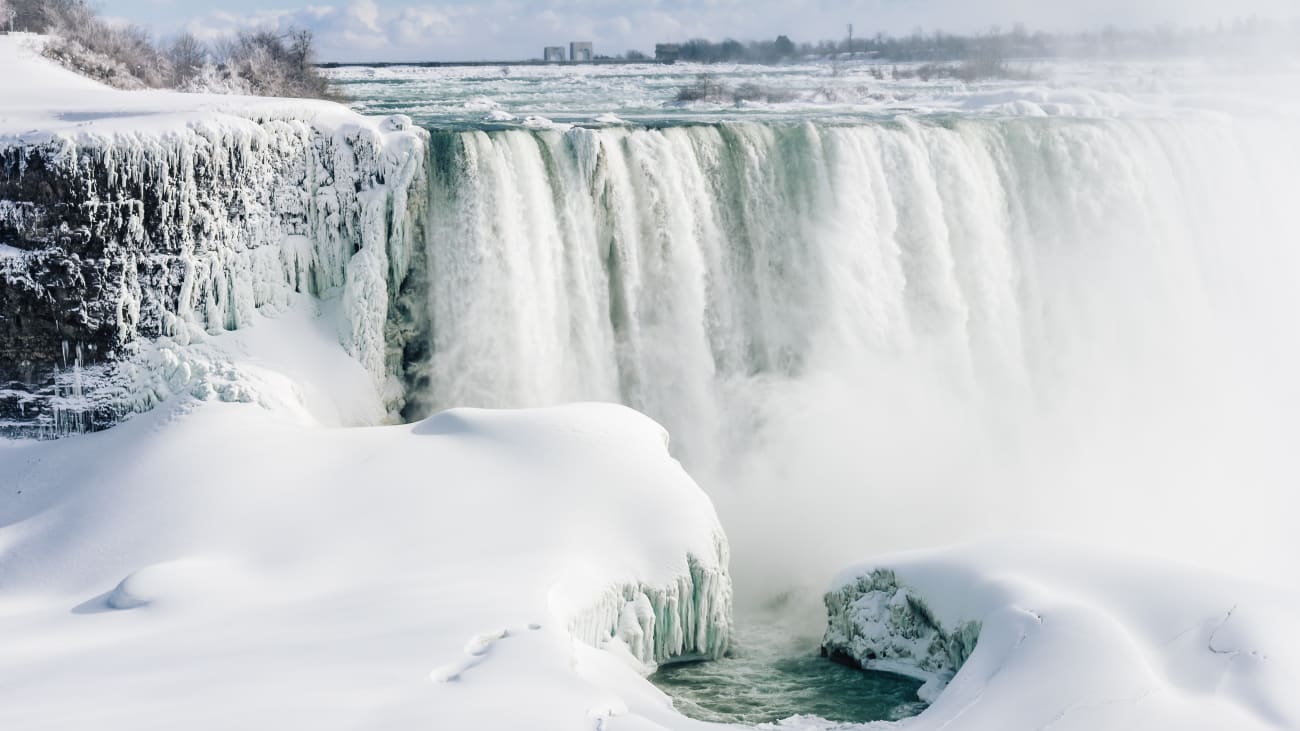 Niagaran putoukset talvella