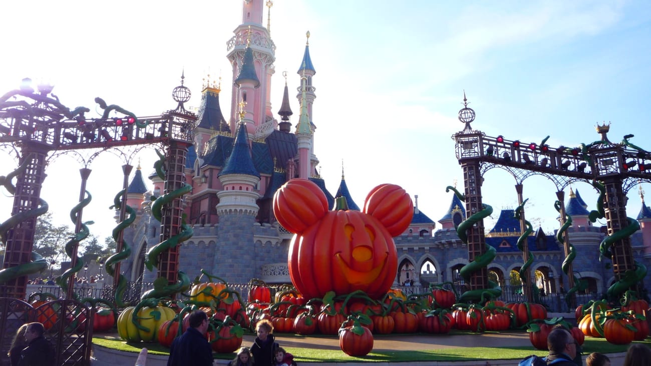 Disneyland Paris le jour d'Halloween