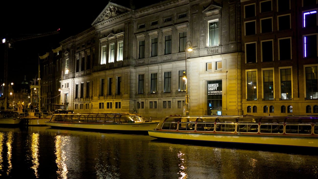 Kanalcruise i Amsterdam på Kvelden