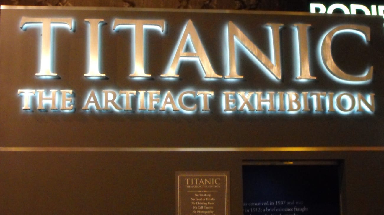 Titanic udstilling i Las Vegas
