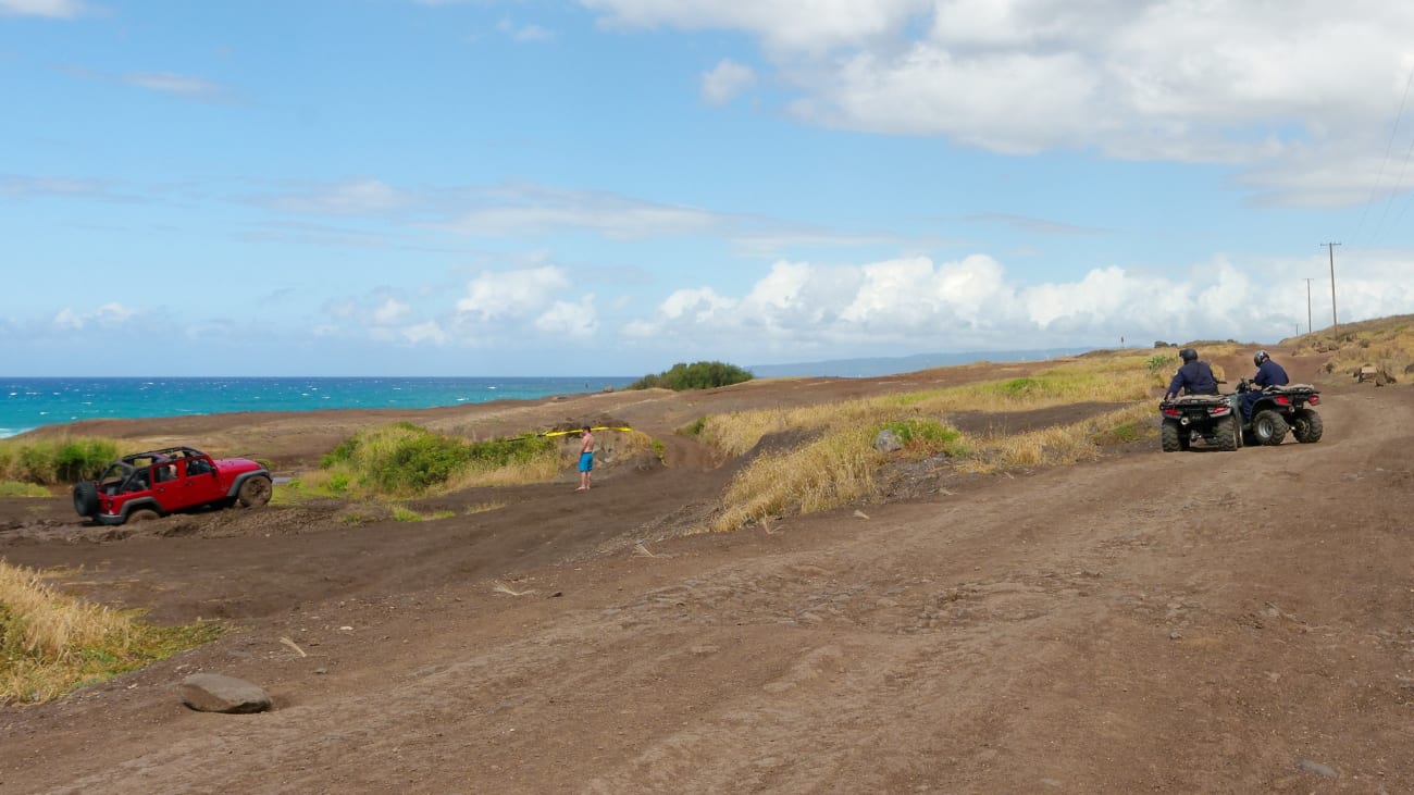 Fyrhjulings-turer på Oahu