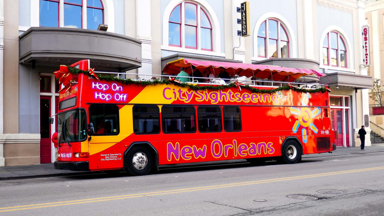 Melhores Passeios Turísticos de Ônibus com Paradas em Nova Orleans