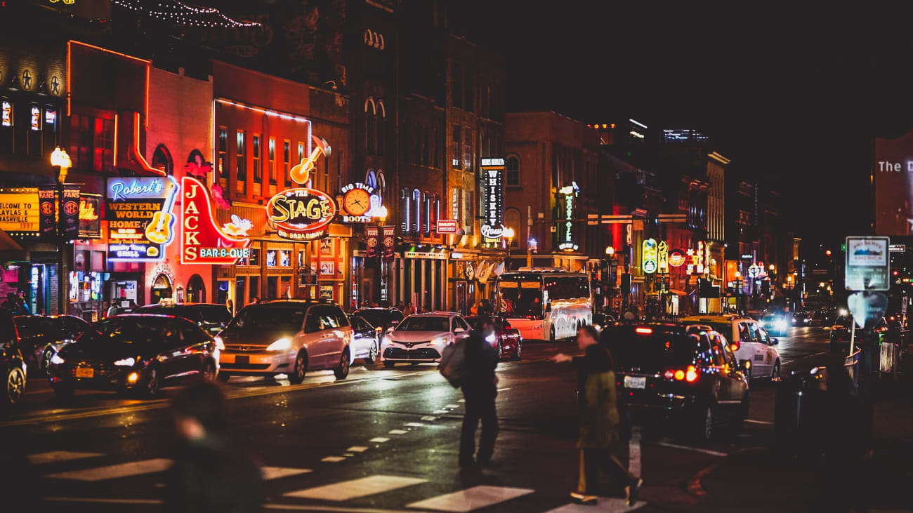 10 cose da fare a Nashville di notte