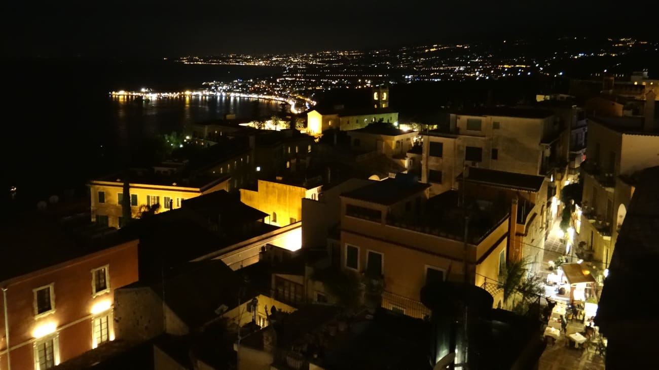 10 cosas qué ver y hacer en Taormina de noche