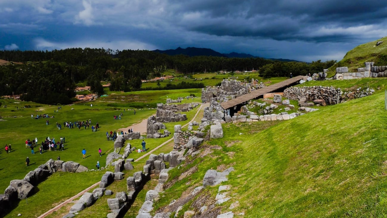 Sacsayhuaman Arkeologiska Park i Cusco