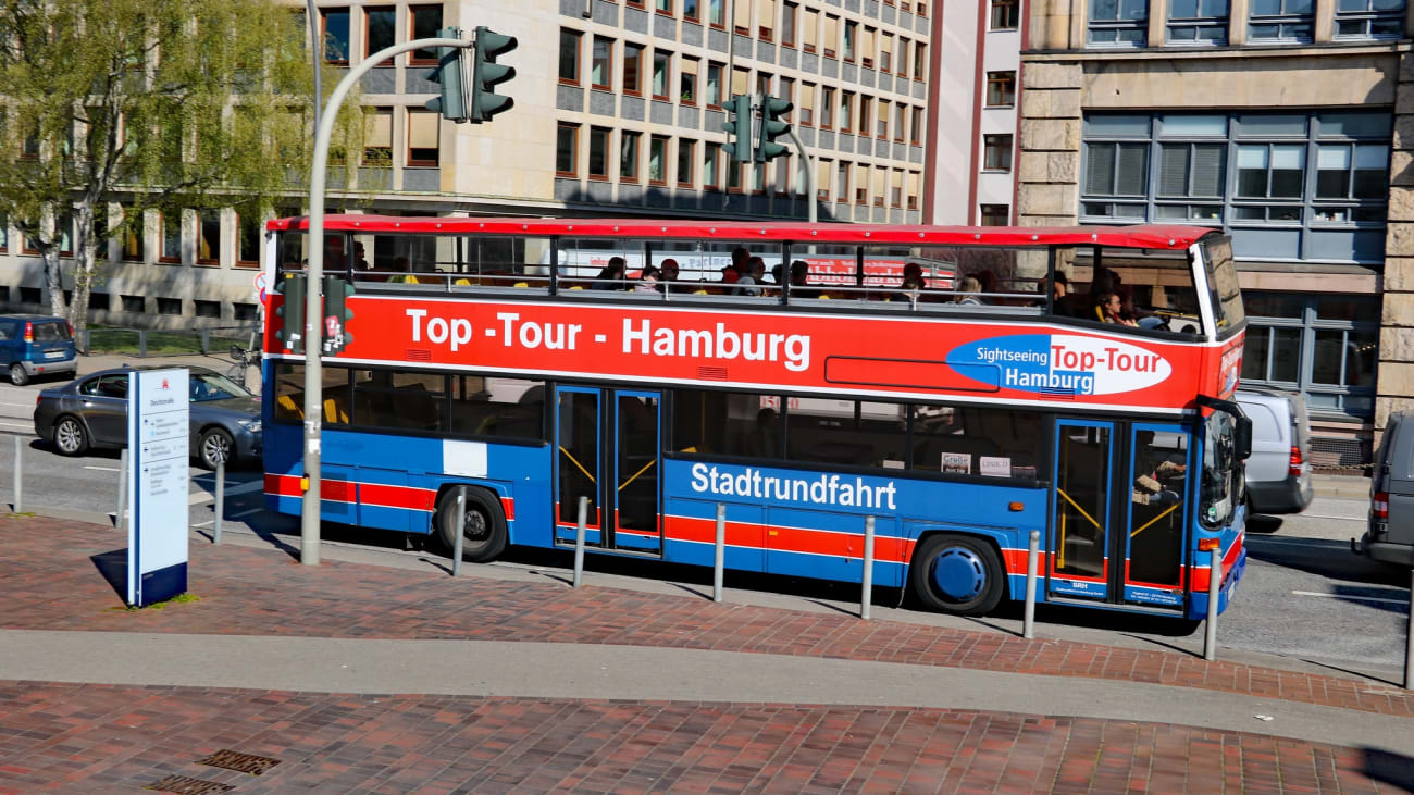 Visites en bus arrêts multiples à Hambourg