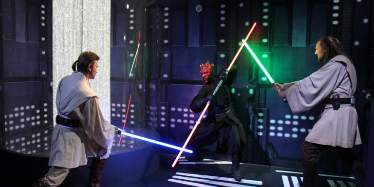 スター・ウォーズの再現シーンのひとつ