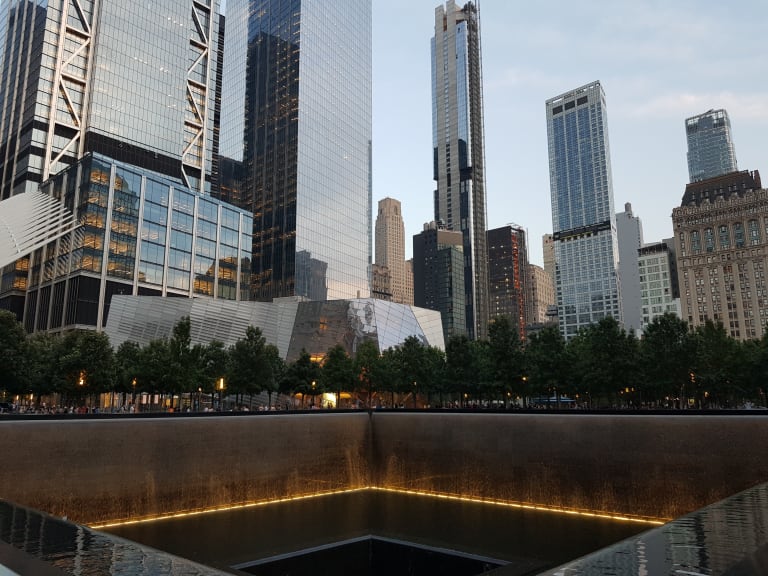 Coucher de soleil à Ground Zero