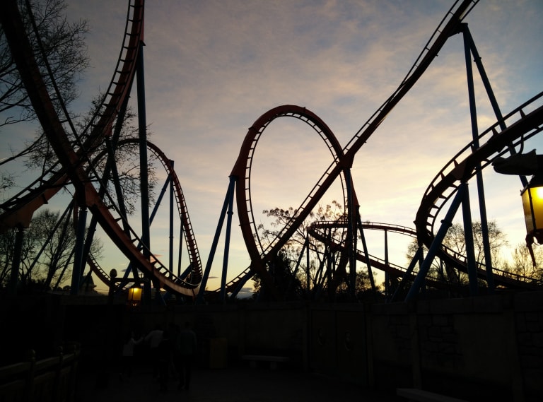 Sunset from Port Aventura