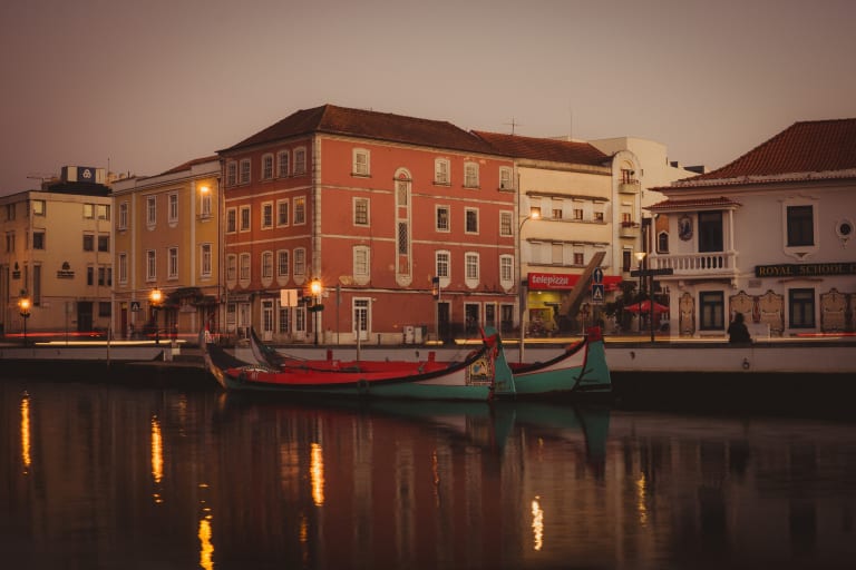 Aveiro at sunset