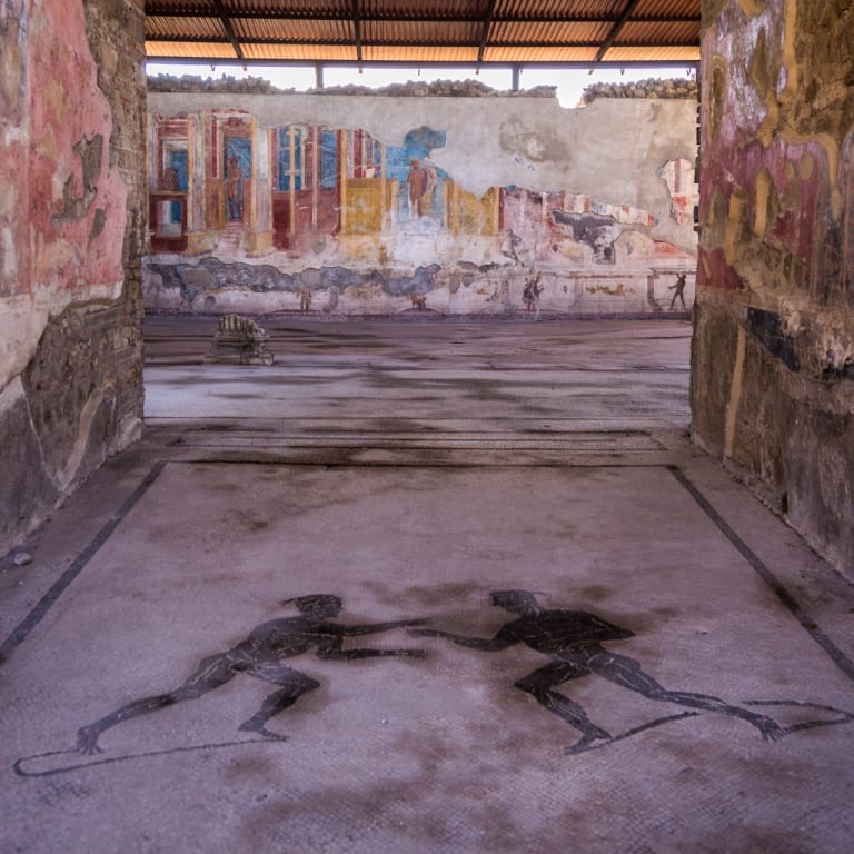 ポンペイ遺跡の内部| ©Unsplash