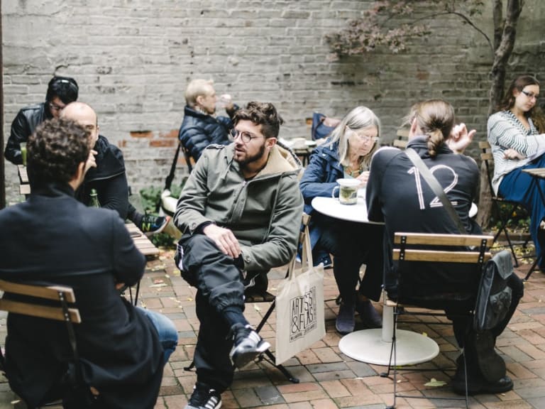 The inner courtyard of Café Beit| ©Café Beit