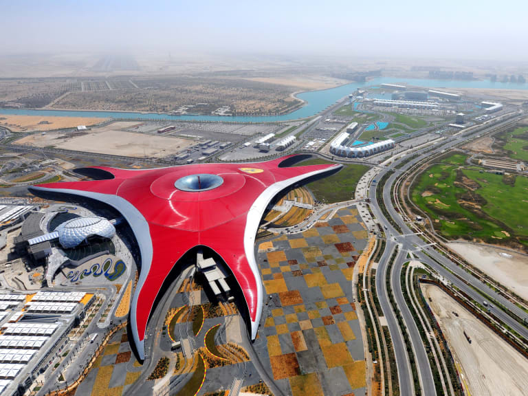 Aerial view of Ferrari World| ©Aziz J.Hayat