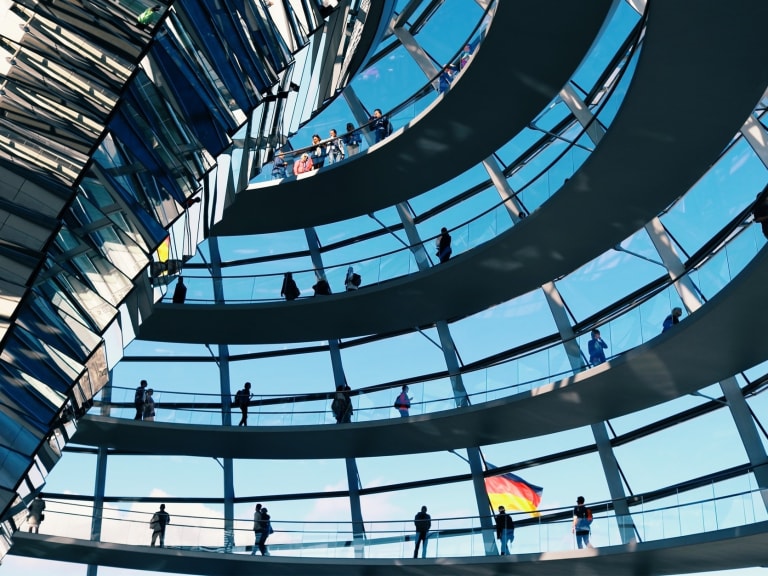 Dentro da cúpula do Reichstag| ©Sven Przepiorka