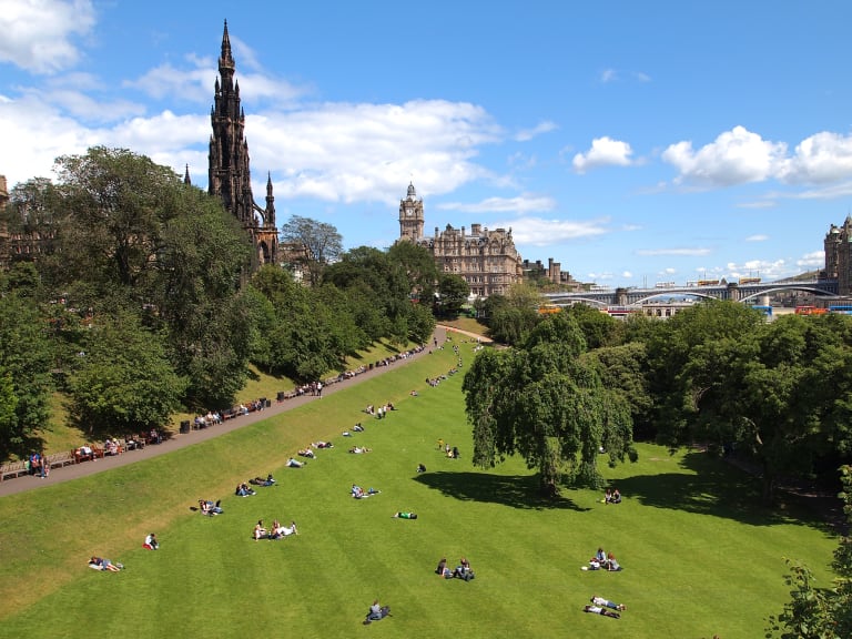 Princes Street Gardens| ©This is Edinburgh