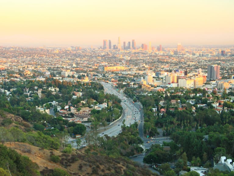 Views of Los Angeles from Mulholland Drive| ©Gabe Shore