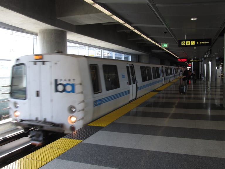 BART Station, San Francisco International Airport| ©Ken Lund