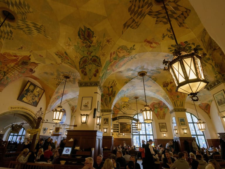 Dentro da cervejaria Hofbräuhaus| ©Marco Tamburro